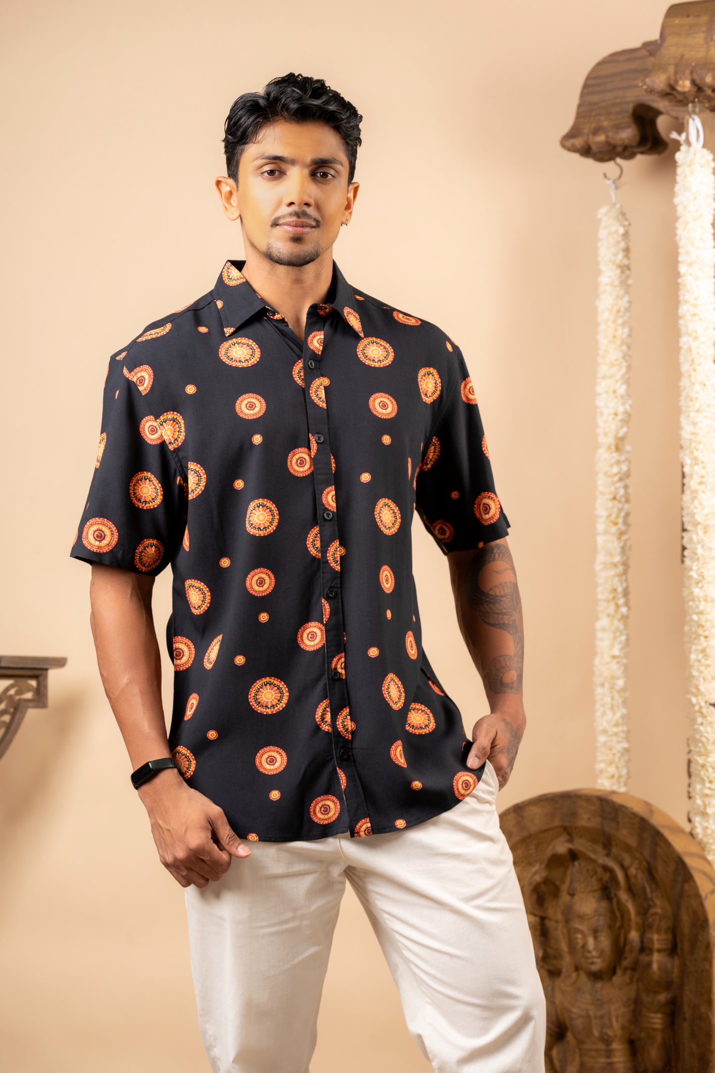 BATIK MOTIF BLACK SS